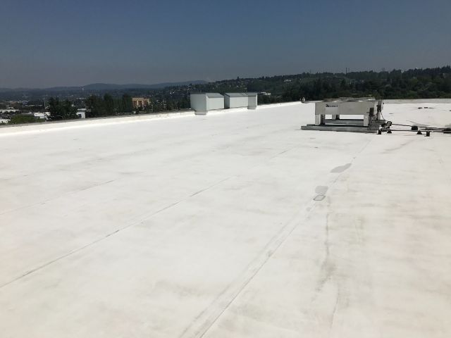 Roof membrane after-crop